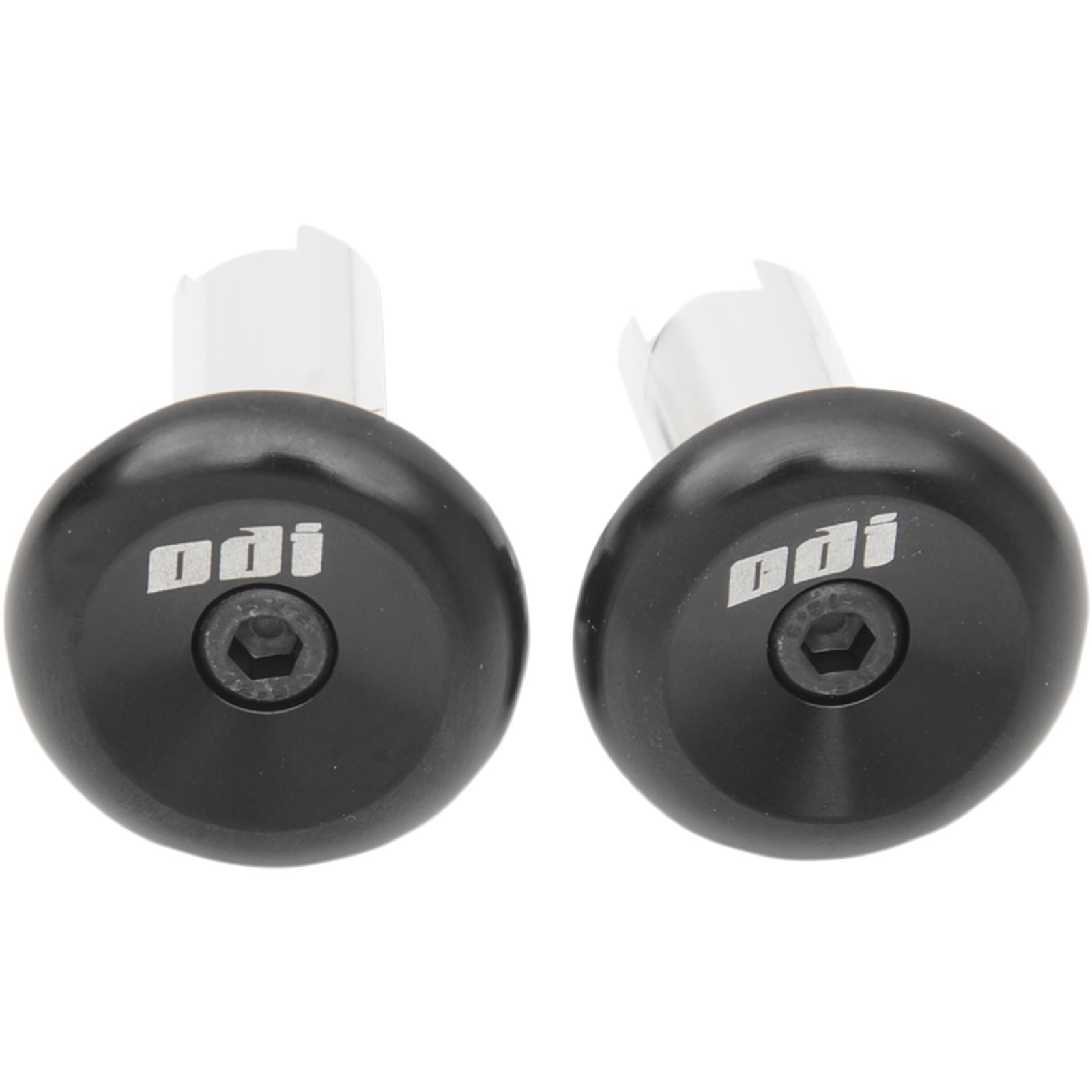 ODI Aluminum Bar End Plugs Black [MPN: F71APB]_450796