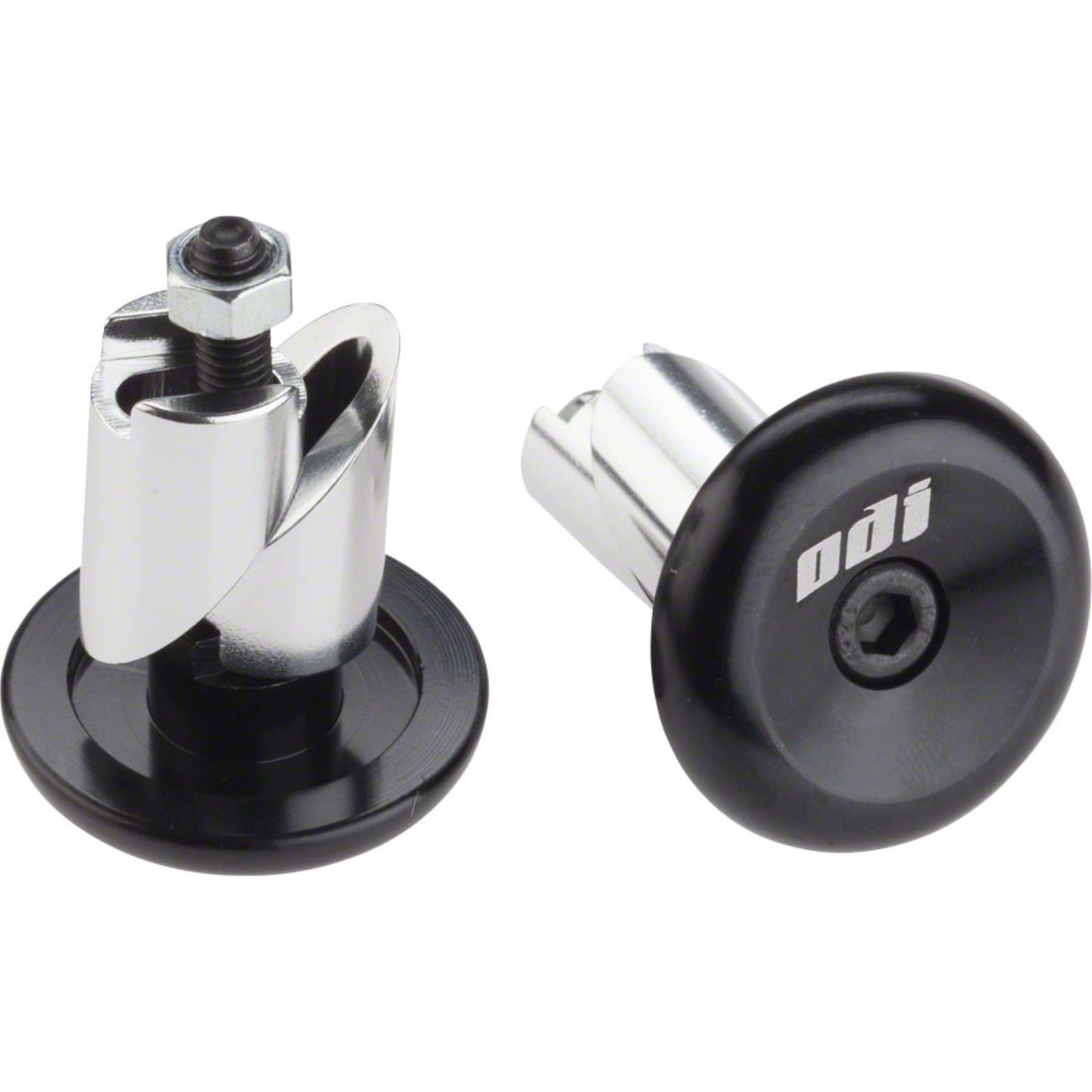 ODI Aluminum Bar End Plugs Black [MPN: F71APB]_1193065
