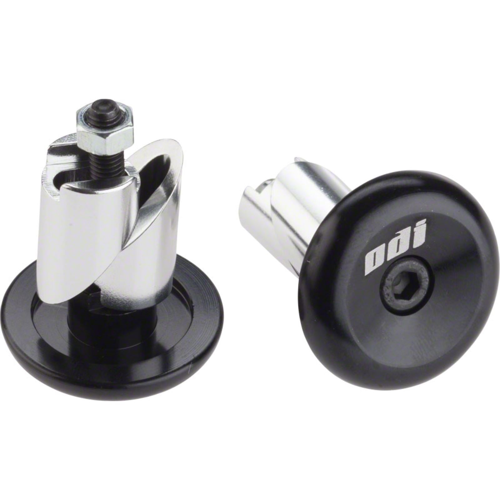 ODI Aluminum Bar End Plugs Black [MPN: F71APB]_1193065