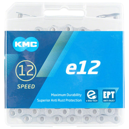 KMC e12 EPT Chain - 136 Links - Silver [MPN: CN12037]_1277615