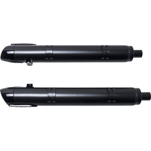 S&S Cycle Broadhead Slip-On Mufflers with Slash-Cut End Caps - Black 550-1075_1138972