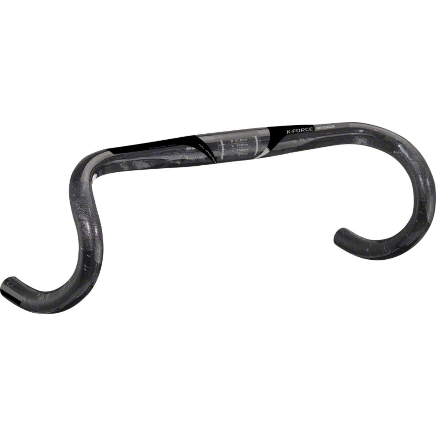 Full Speed Ahead K-Force Compact Road Handlebar 440mm - Black [MPN: 185-0057BKG]_1319603
