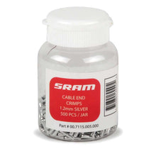 SRAM JAR OF 500 1.8mm Brake Cable Ends - Silver [MPN: 00.7115.005.010]_1106608