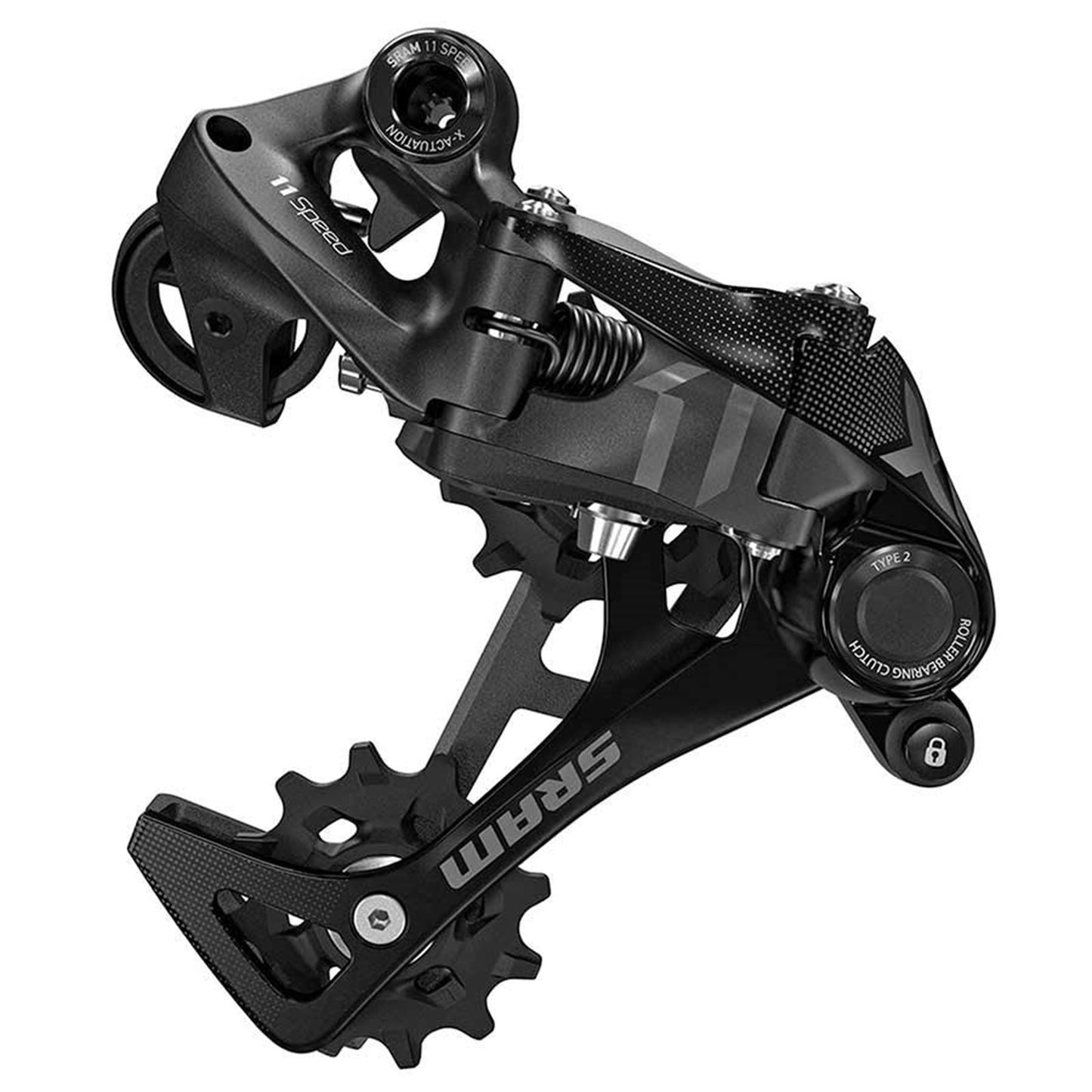 SRAM X01 Rear Derailleur 11sp - Medium Cage - Black [MPN: 00.7518.064.000]_1106718