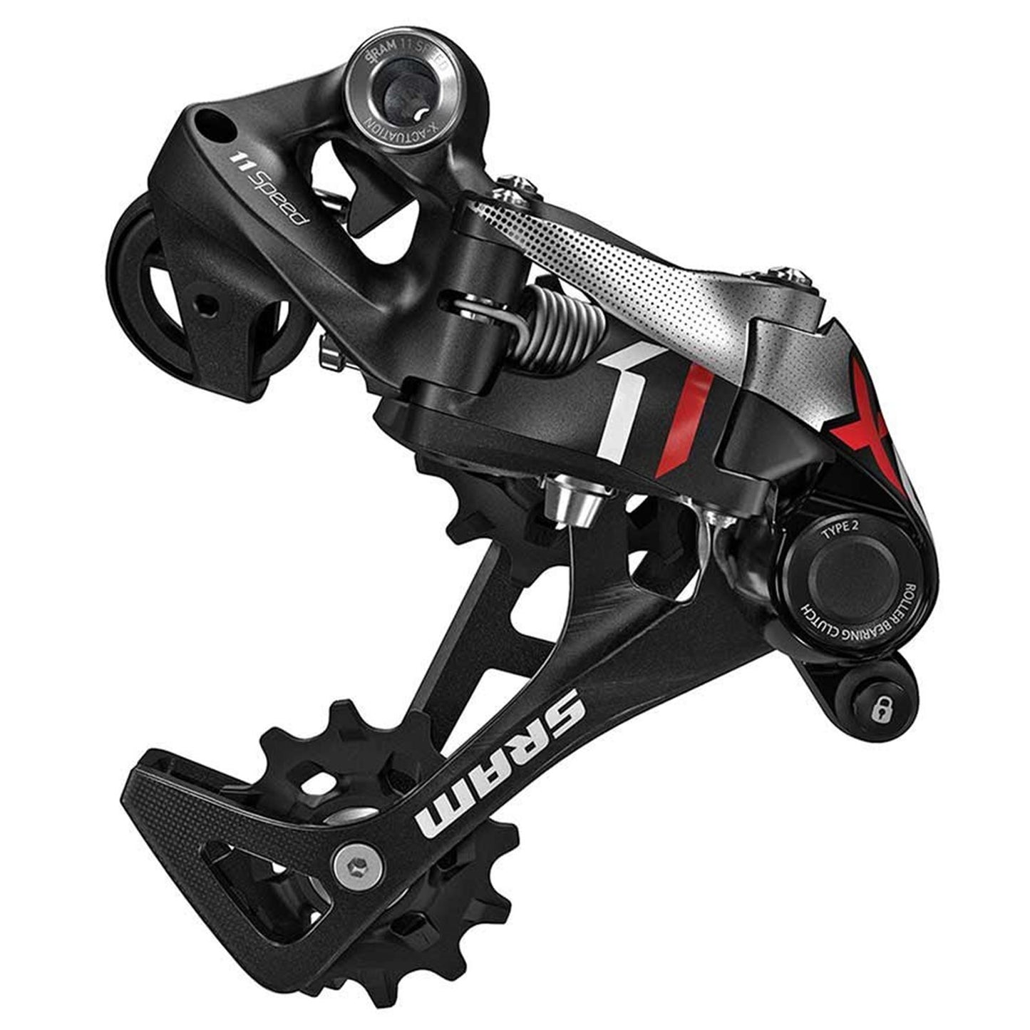SRAM X01 Rear Derailleur 11sp - Medium Cage - Red [MPN: 00.7518.064.001]_1106719