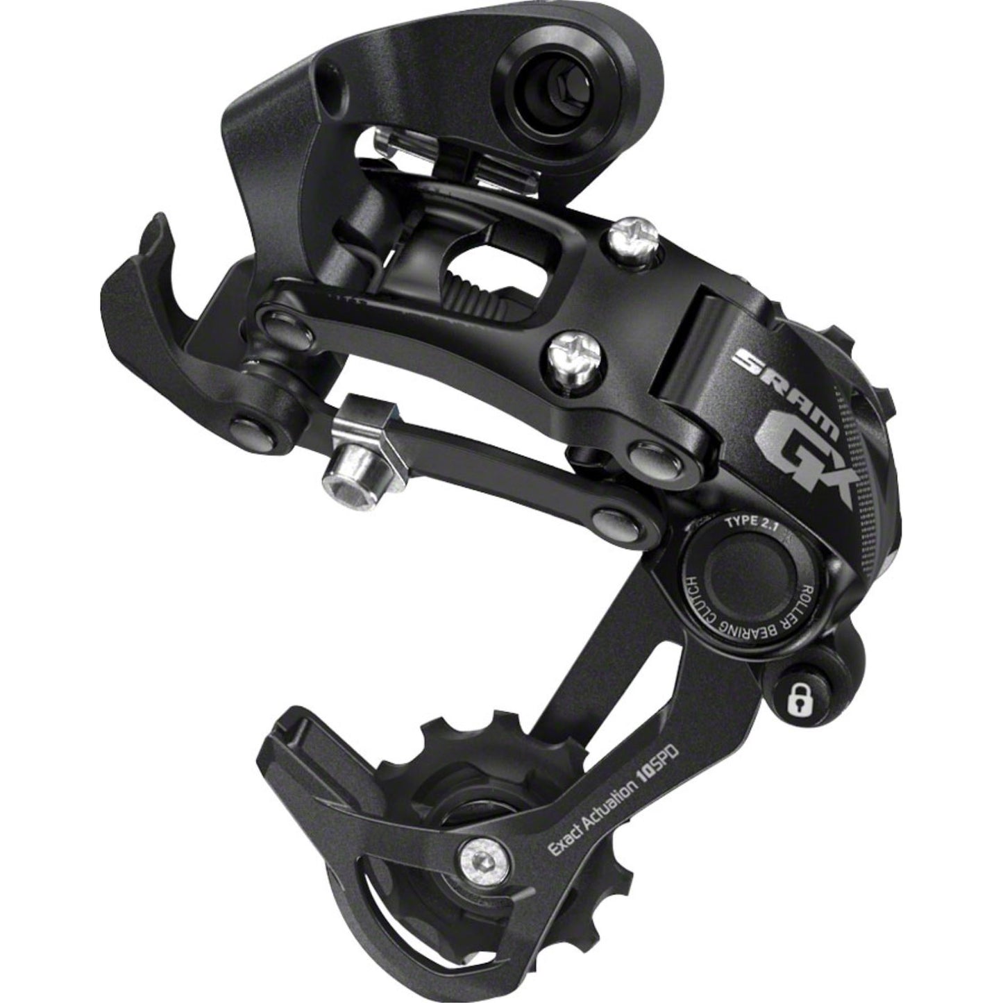 SRAM GX Type 2 Rear Derailleur 10sp - Medium Cage - Black [MPN: 00.7518.080.001]_1199508