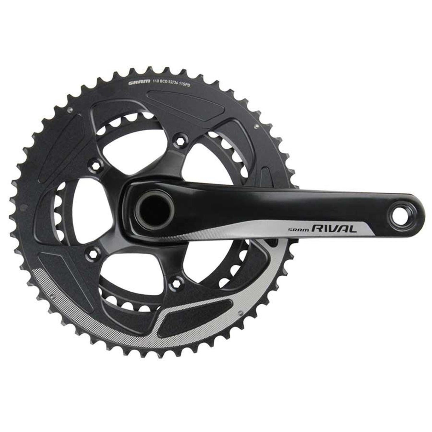 SRAM Rival22 Crankset - 11sp. - 172.5mm - Black [MPN: 00.6118.249.007]_1106960
