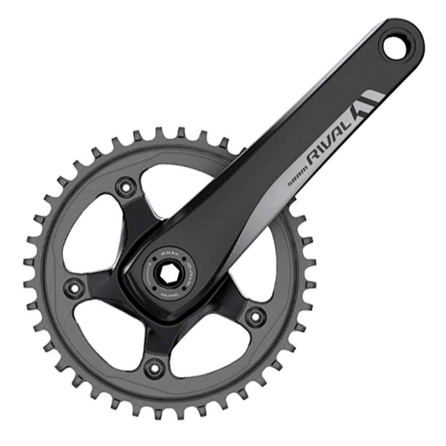 SRAM Rival1 Crankset 175mm - Black [MPN: 00.6118.368.002]_1106956