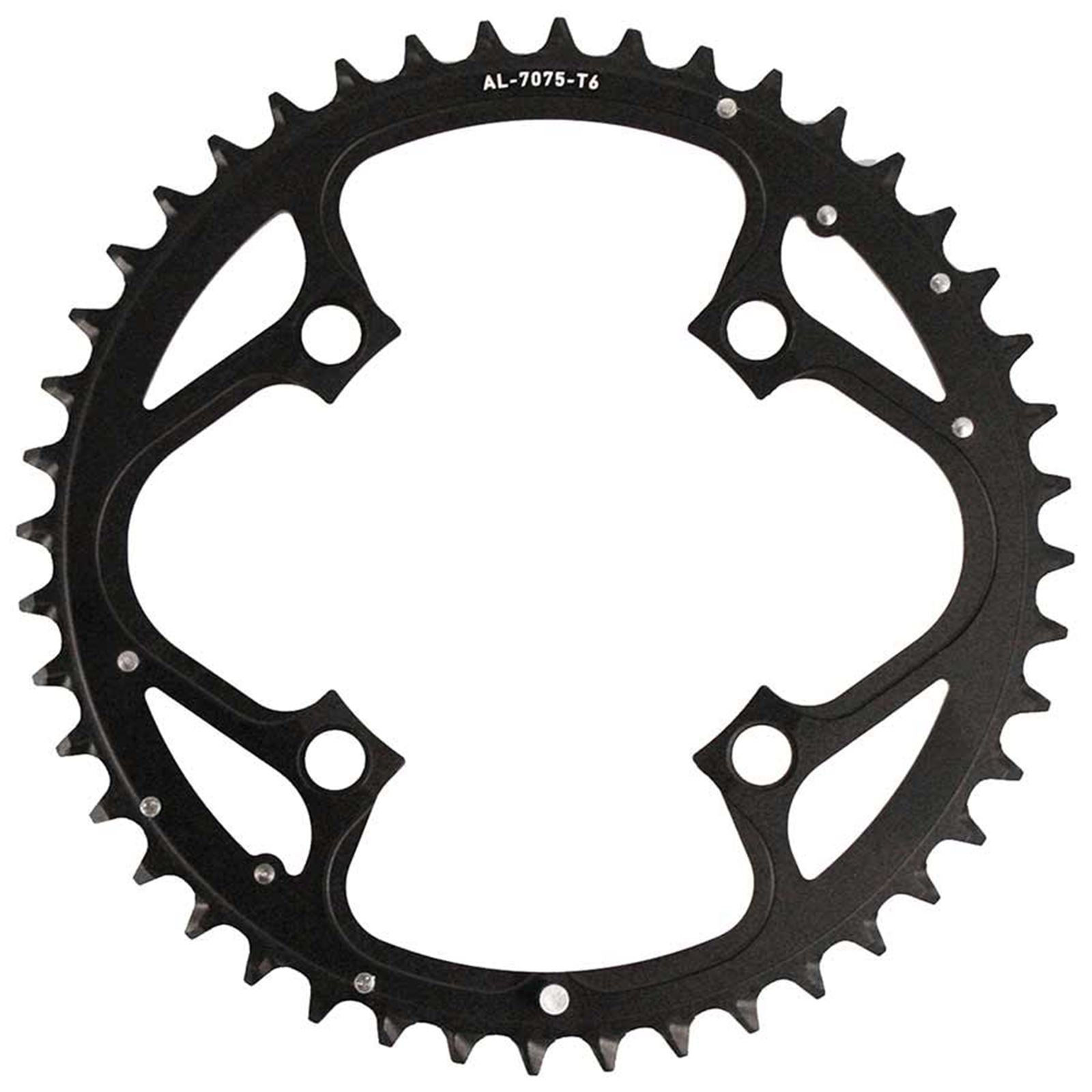 Truvativ Outer Chainring - 44T BCD 104mm - Aluminum - Black [MPN: 11.6215.087.000]_1107051