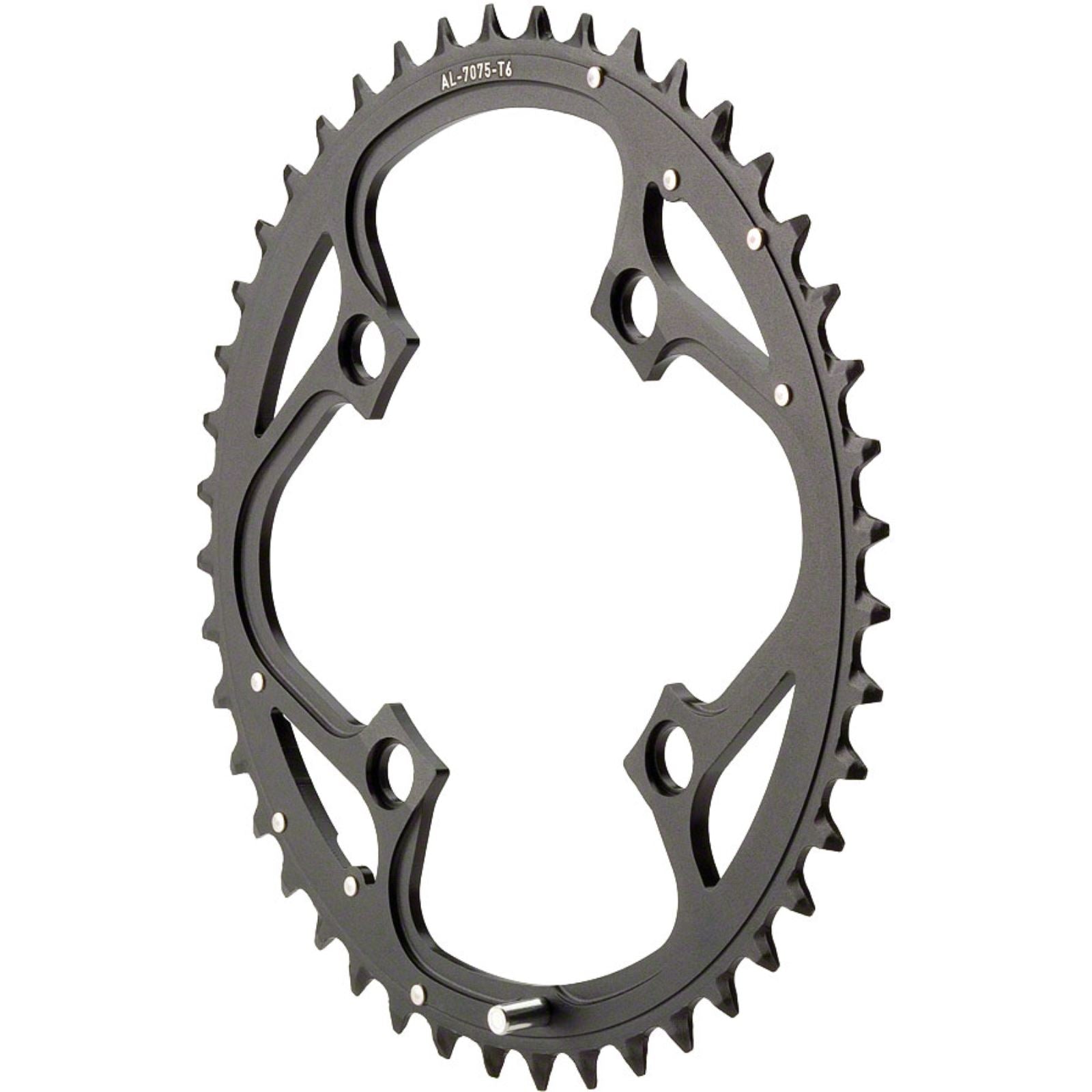 Truvativ Outer Chainring - 44T BCD 104mm - Aluminum - Black [MPN: 11.6215.087.000]_1185950