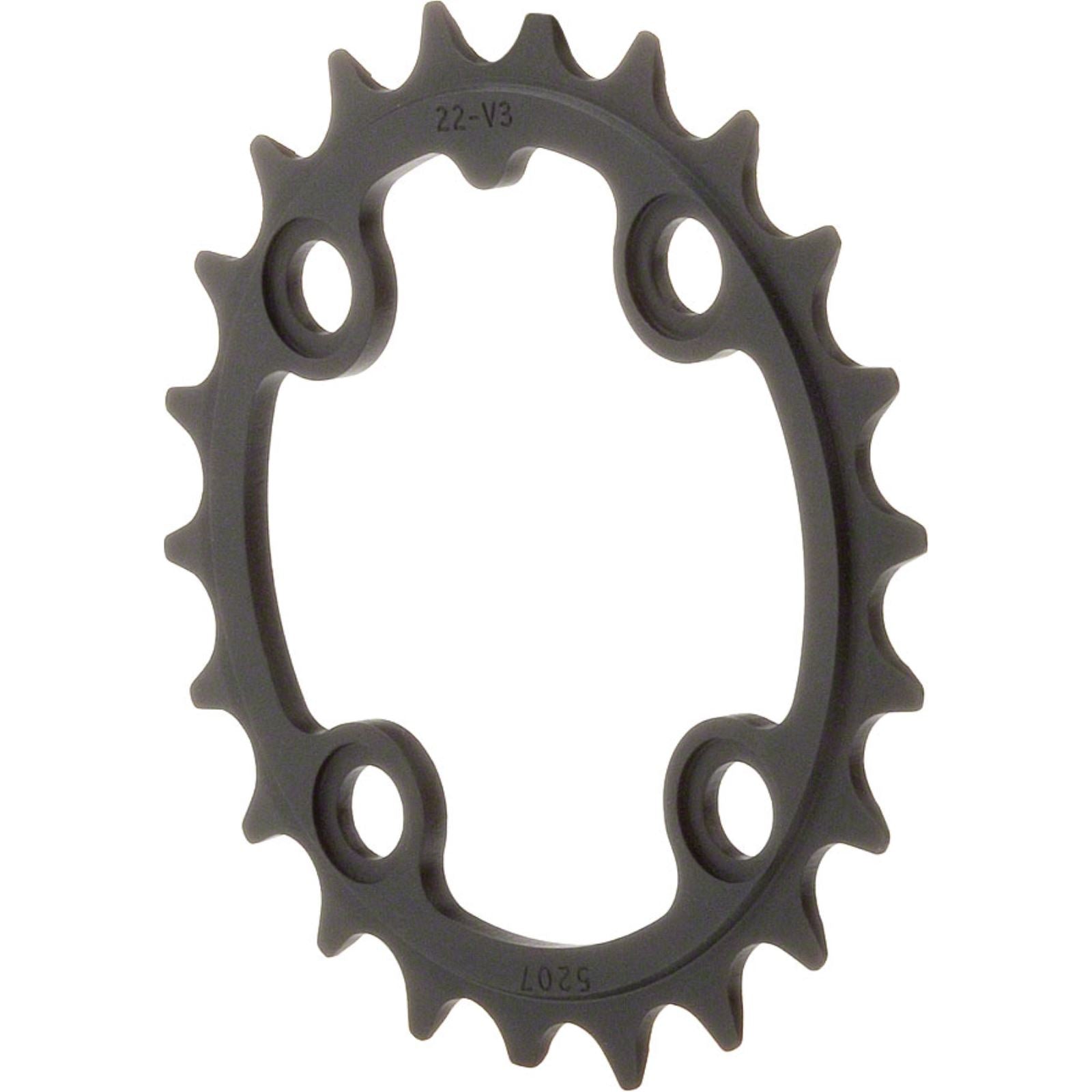 Truvativ Inner Chainring - 22T BCD 64mm - Aluminum - Black [MPN: 11.6215.089.000]_1185891