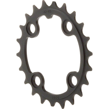 Truvativ Inner Chainring - 22T BCD 64mm - Aluminum - Black [MPN: 11.6215.089.000]_1185891