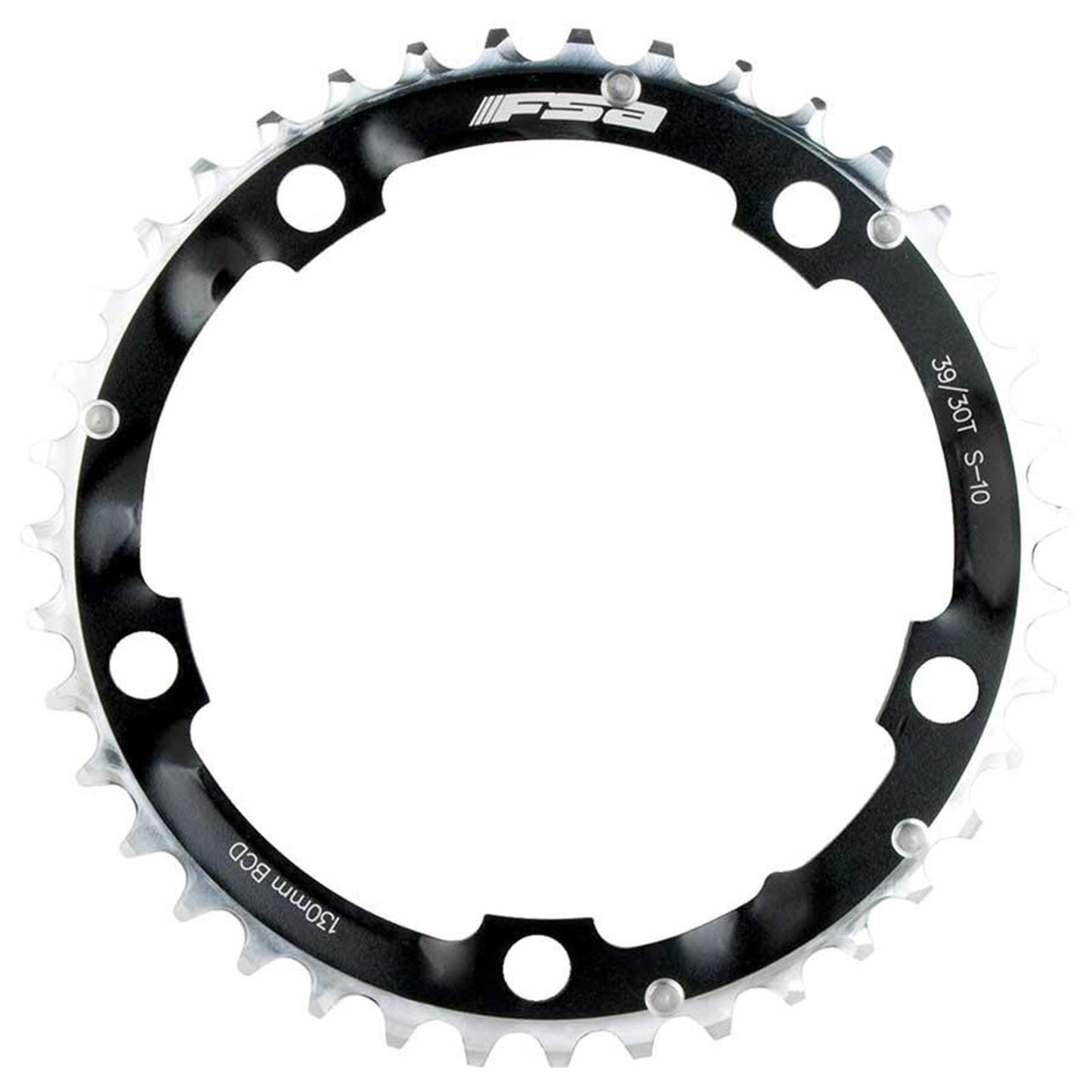 Full Speed Ahead Intérieur Chainring - 39T BCD: 130mm - Aluminum - Black [MPN: 370-0239]_1107121