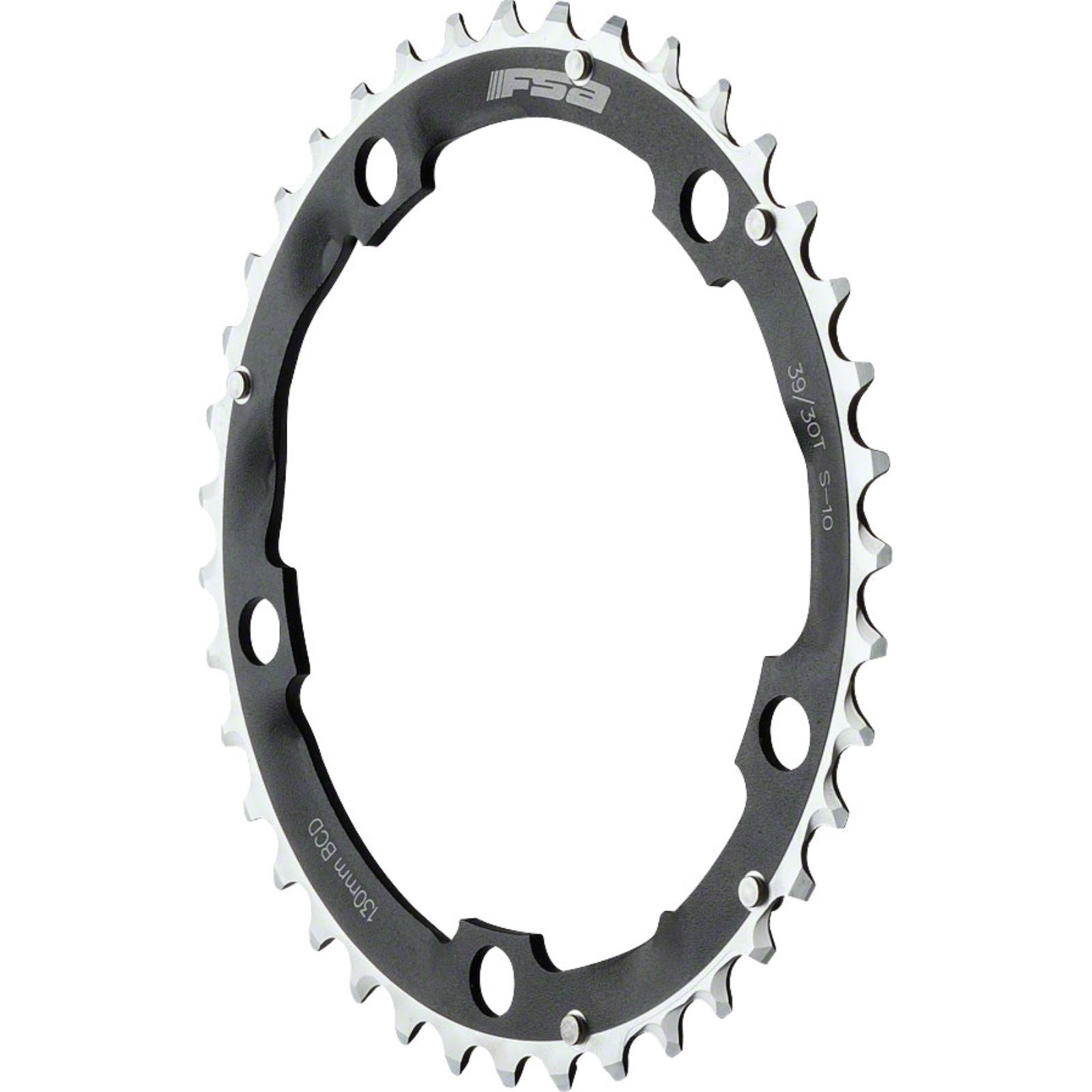Full Speed Ahead Intérieur Chainring - 39T BCD: 130mm - Aluminum - Black [MPN: 370-0239]_1185742