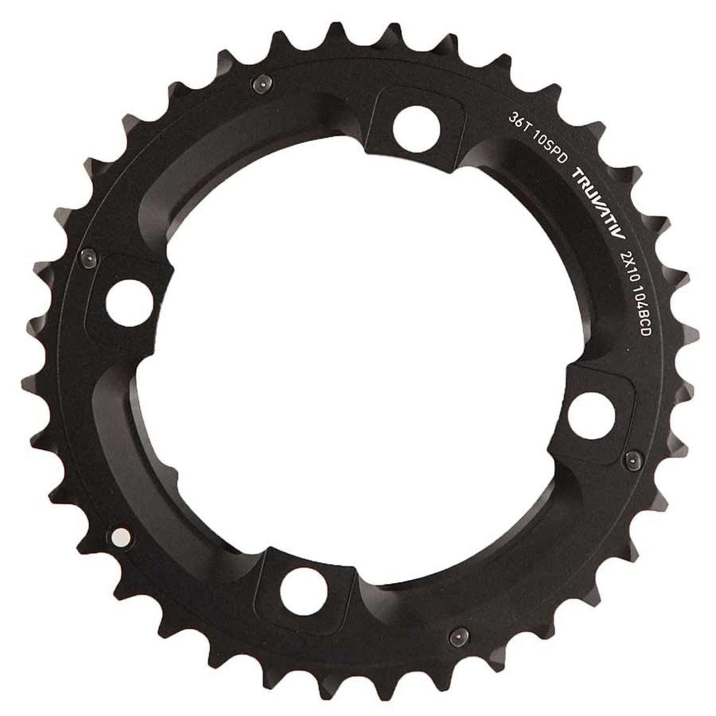 SRAM Middle Chainring - 36T BCD 104mm - Aluminum - Black   [MPN: 11.6215.188.410]_1107094