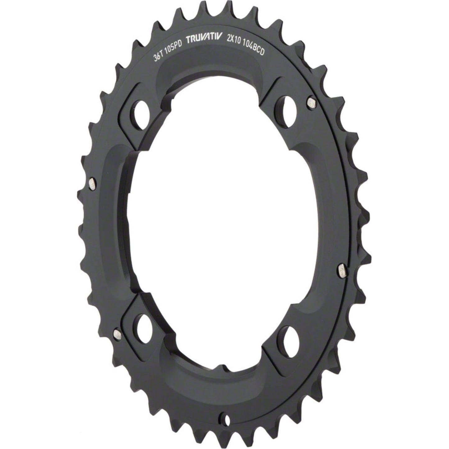 SRAM Middle Chainring - 36T BCD 104mm - Aluminum - Black   [MPN: 11.6215.188.410]_1185897