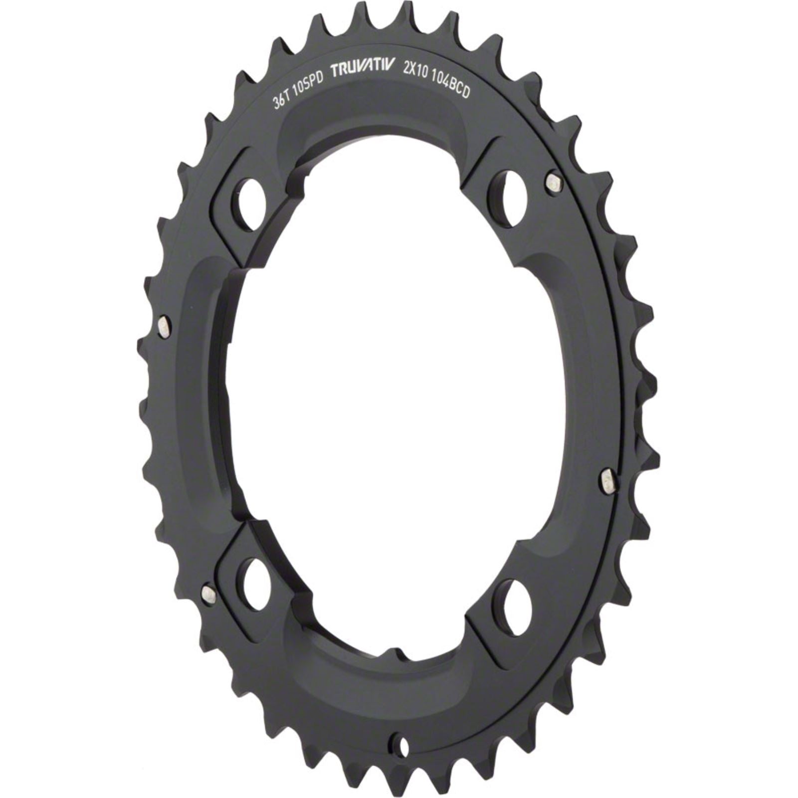SRAM Middle Chainring - 36T BCD 104mm - Aluminum - Black   [MPN: 11.6215.188.410]_1185897