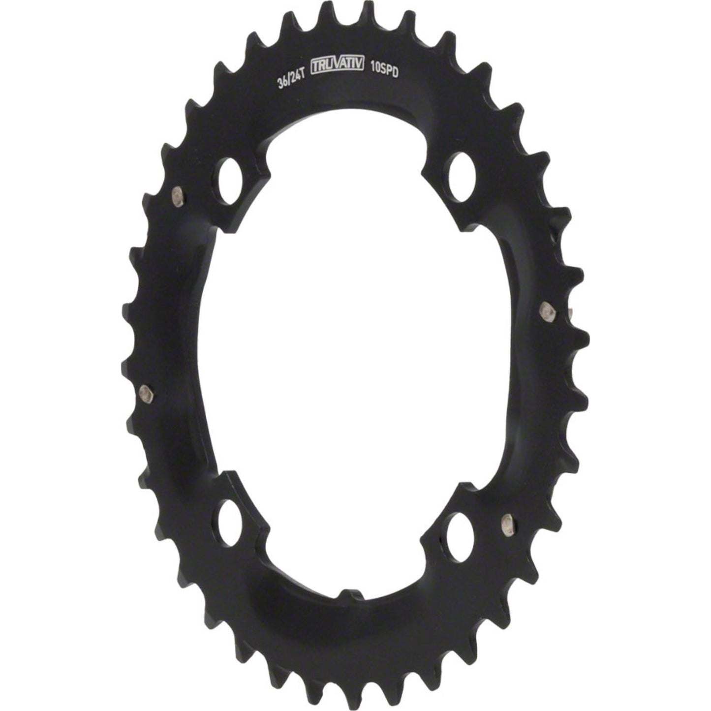SRAM Middle Chainring - 38T BCD 104mm - Aluminum - Black  [MPN: 11.6215.188.420]_1185920
