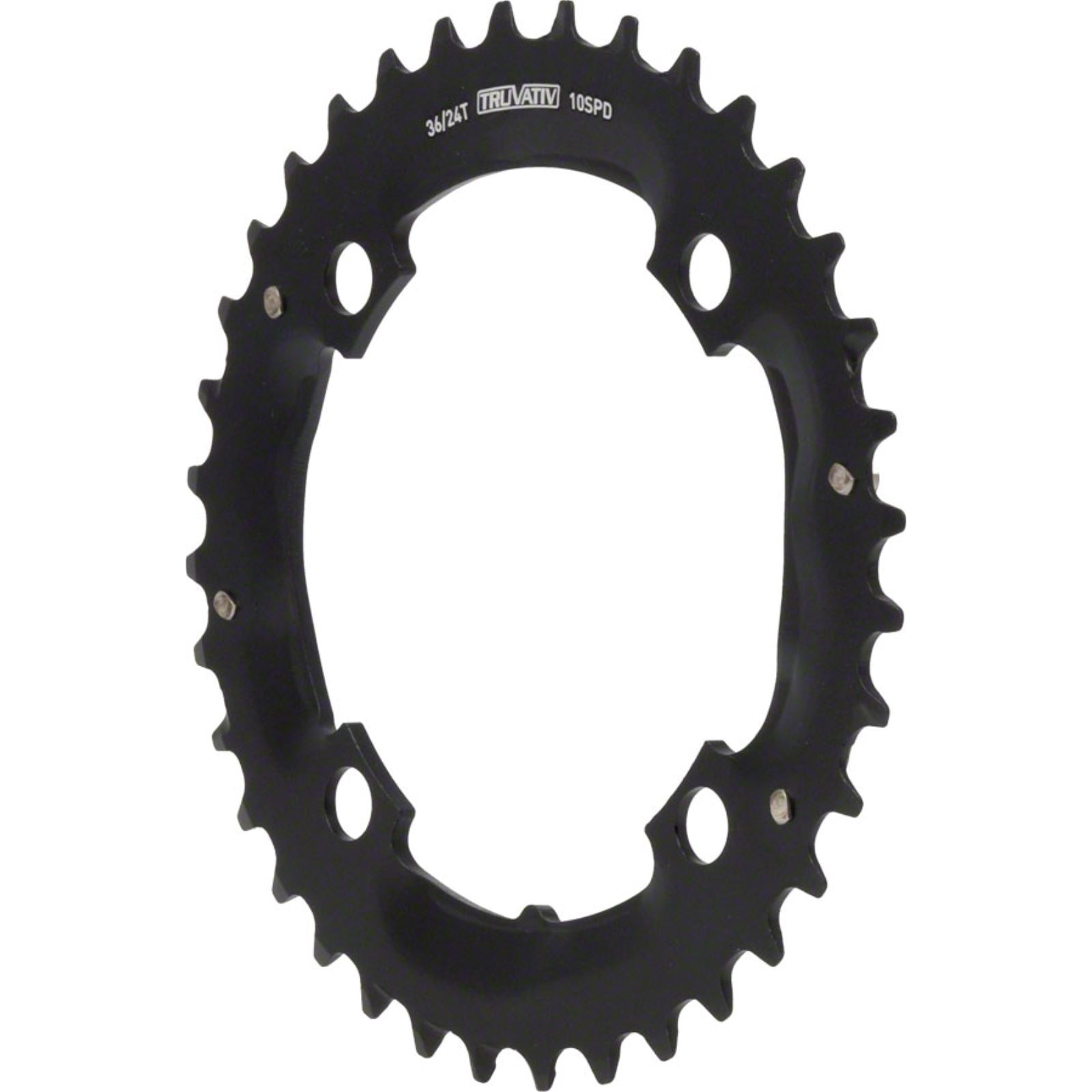SRAM Middle Chainring - 38T BCD 104mm - Aluminum - Black  [MPN: 11.6215.188.420]_1185920