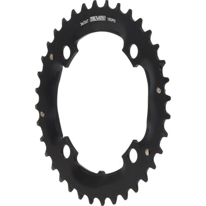 SRAM Middle Chainring - 38T BCD 104mm - Aluminum - Black  [MPN: 11.6215.188.420]_1185920