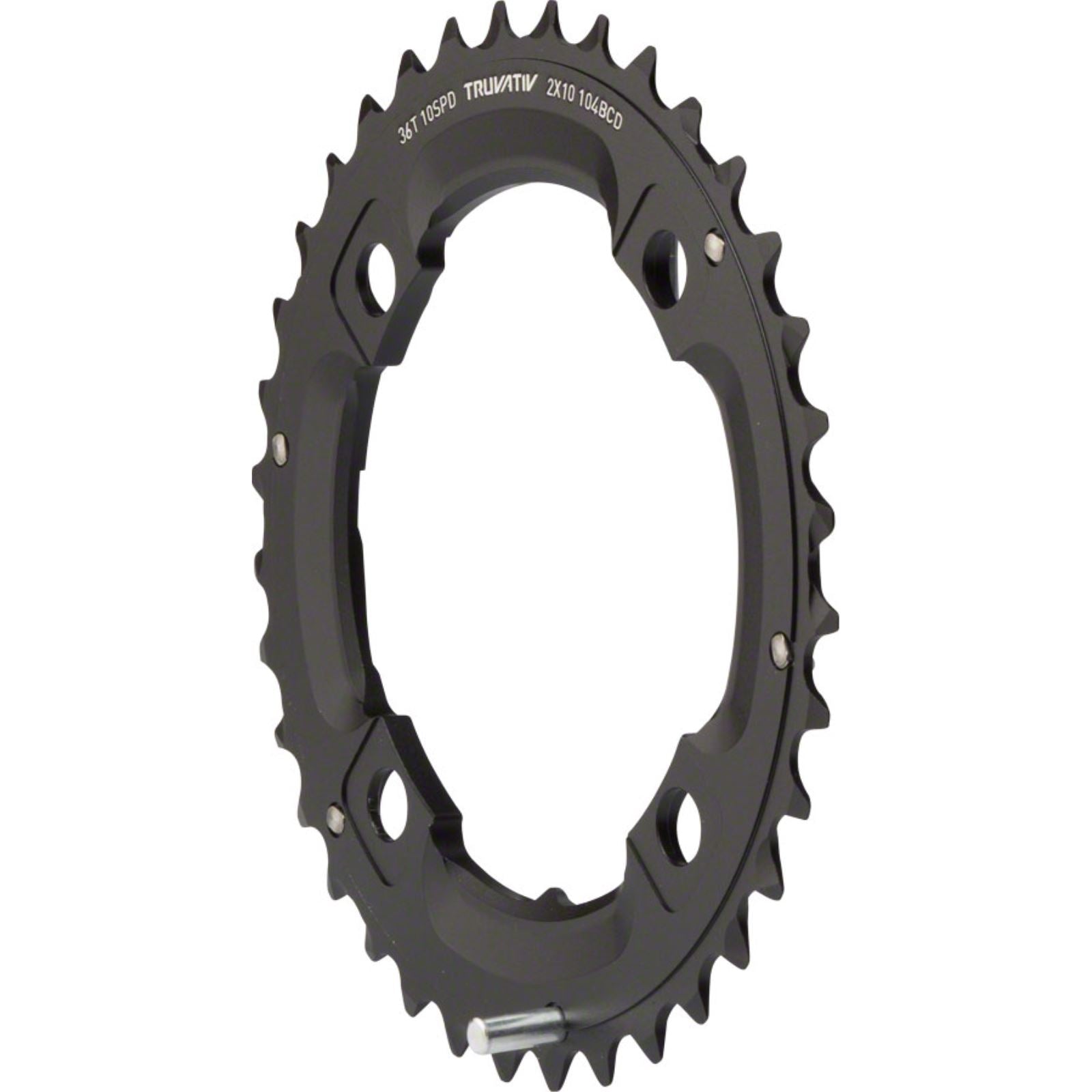 SRAM Outer Chainring - 36T BCD 104mm - Aluminum - Black [MPN: 11.6215.188.430]_1185874
