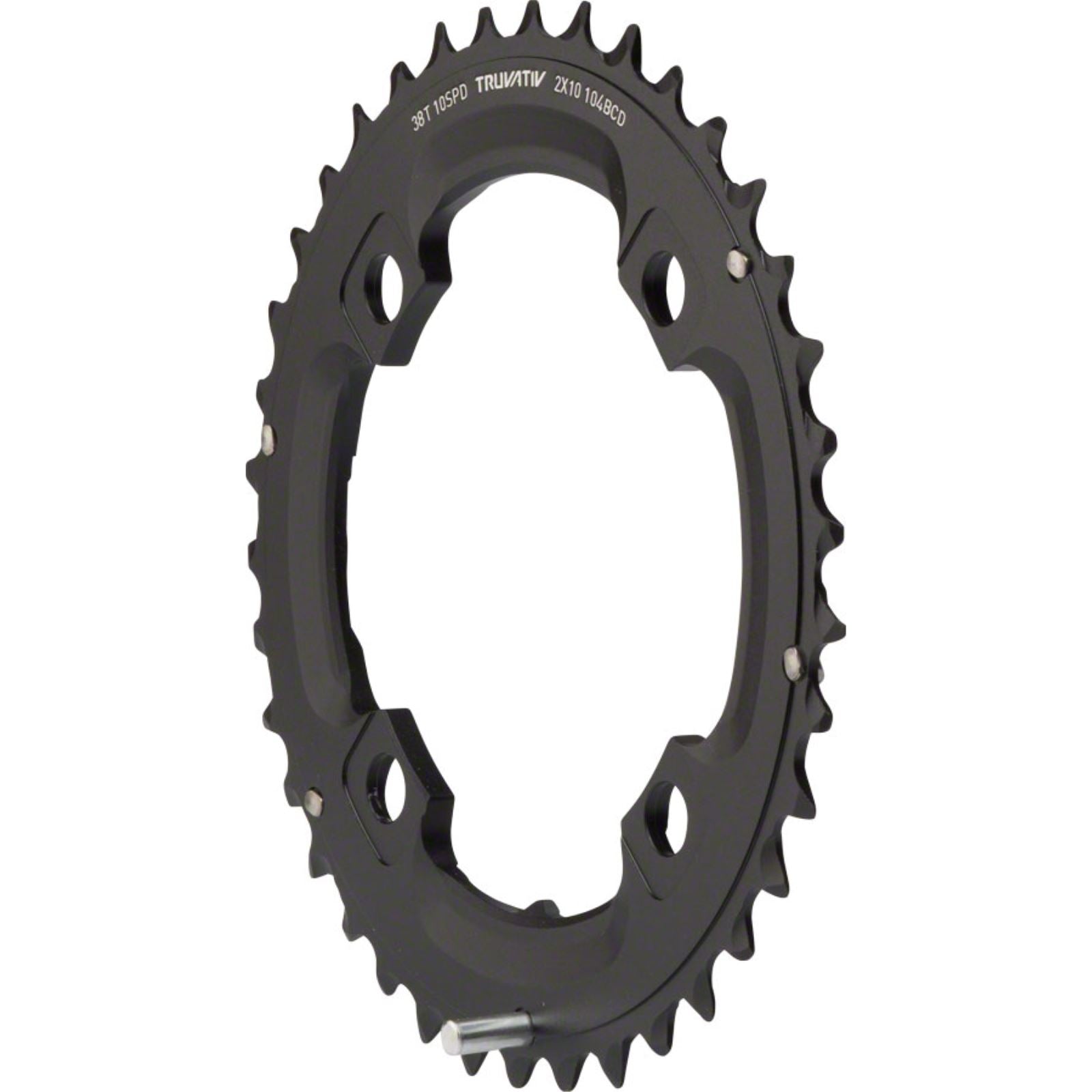 SRAM Outer Chainring - 38T BCD 104mm - Aluminum - Black [MPN: 11.6215.188.440]_1185895