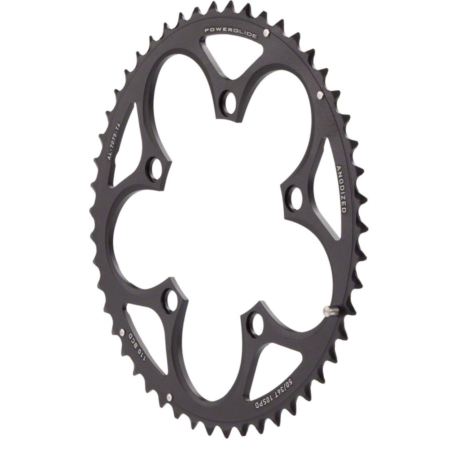 SRAM Outer Chainring - 50T BCD 110mm - Aluminum - Black [MPN: 11.6215.197.060]_1183991