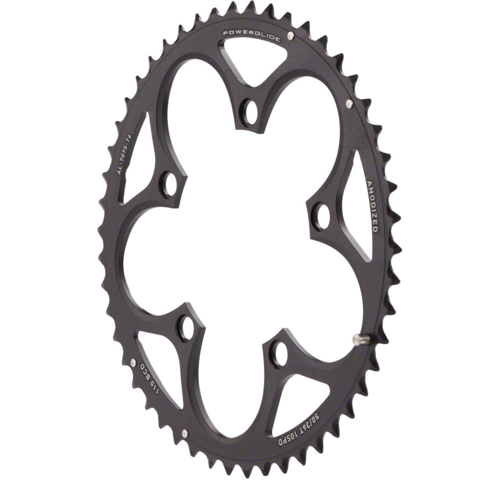 SRAM Outer Chainring - 50T BCD 110mm - Aluminum - Black [MPN: 11.6215.197.060]_1183991
