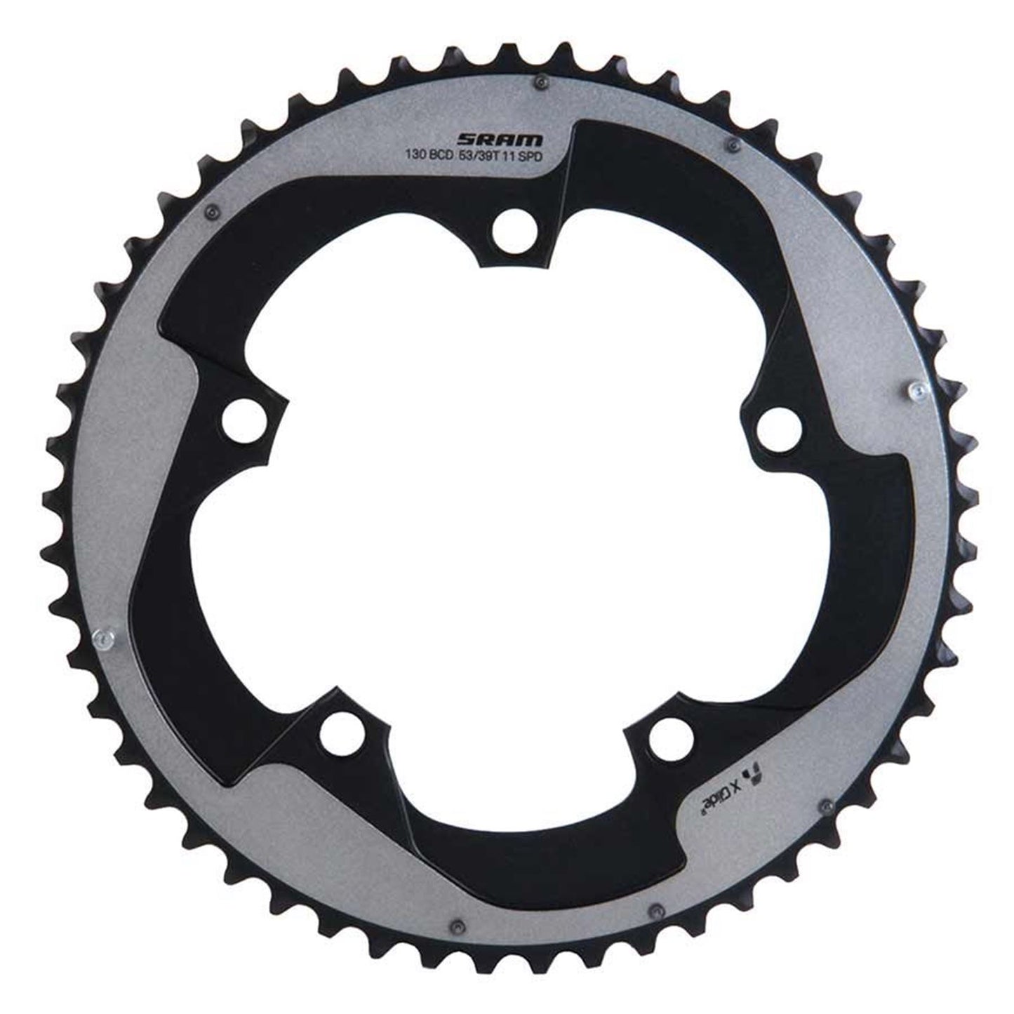 SRAM Outer Chainring For 39/53 - Aluminum - Grey [MPN: 11.6218.009.000]_1107159