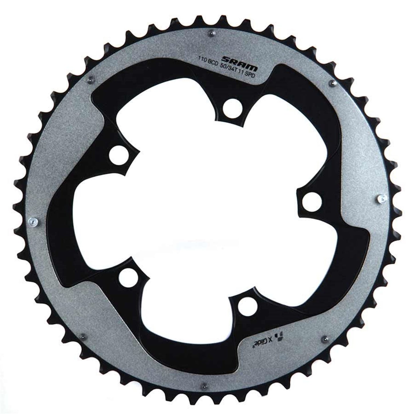 SRAM Outer Chainring - 50D BCD: 110mm - Aluminum - Grey [MPN: 11.6218.010.000]_1107161
