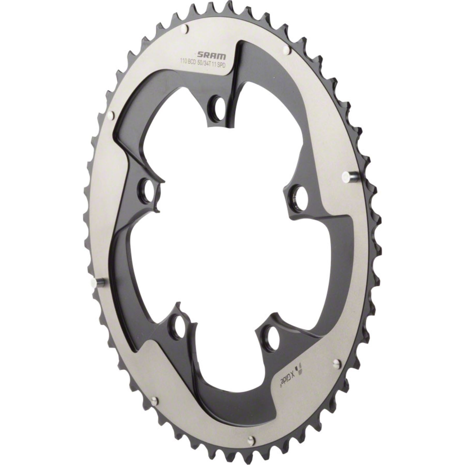 SRAM Outer Chainring - 50D BCD: 110mm - Aluminum - Grey [MPN: 11.6218.010.000]_1184053