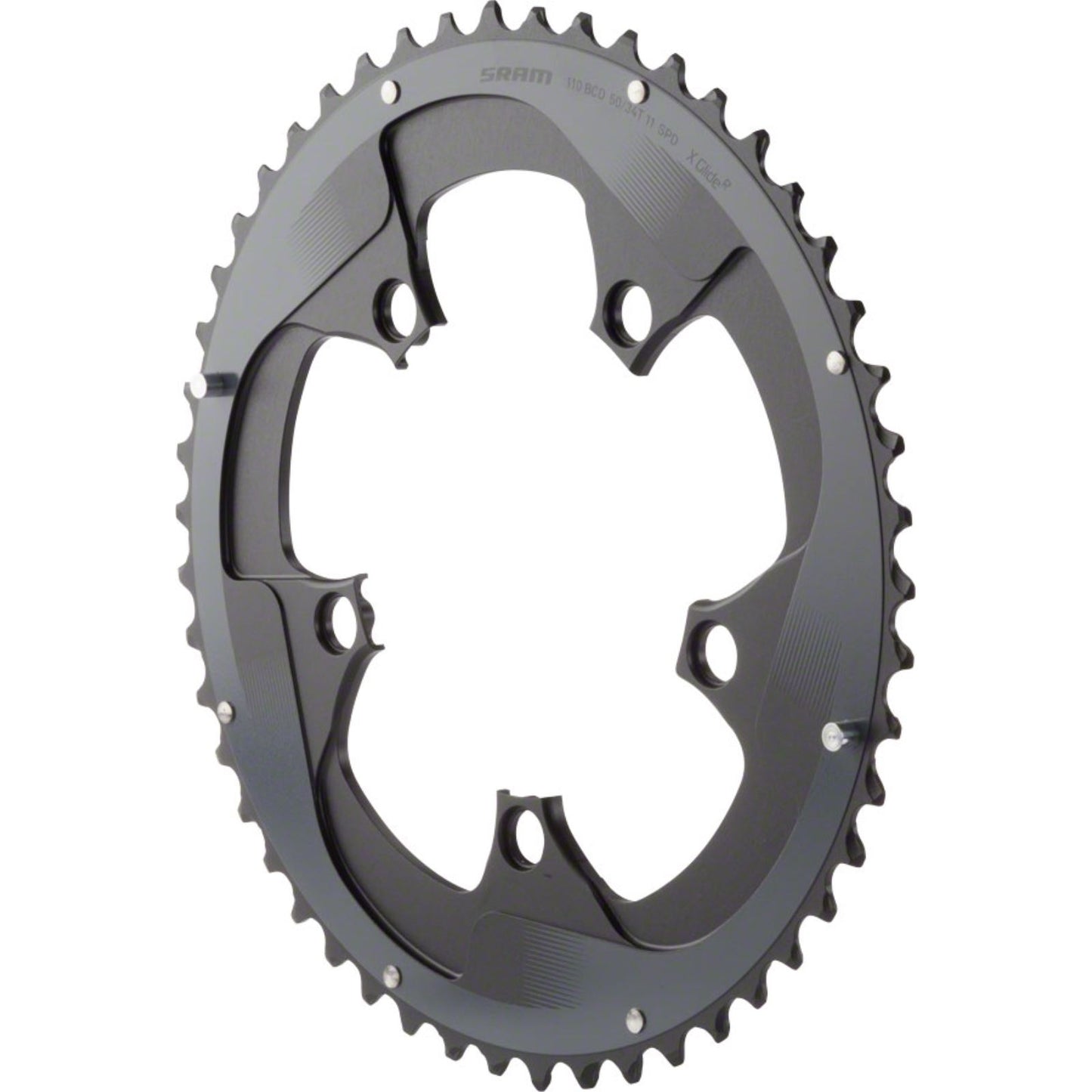 SRAM Outer Chainring For 34/50 - Aluminum - Black [MPN: 11.6218.010.001]_1184054