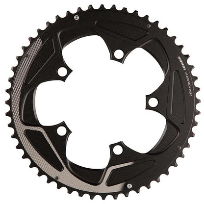 SRAM 52 Tooth 11-Speed 110mm BCD Yaw Chainring Black with Silver Trim [MPN: 11.6218.016.000]_1107170