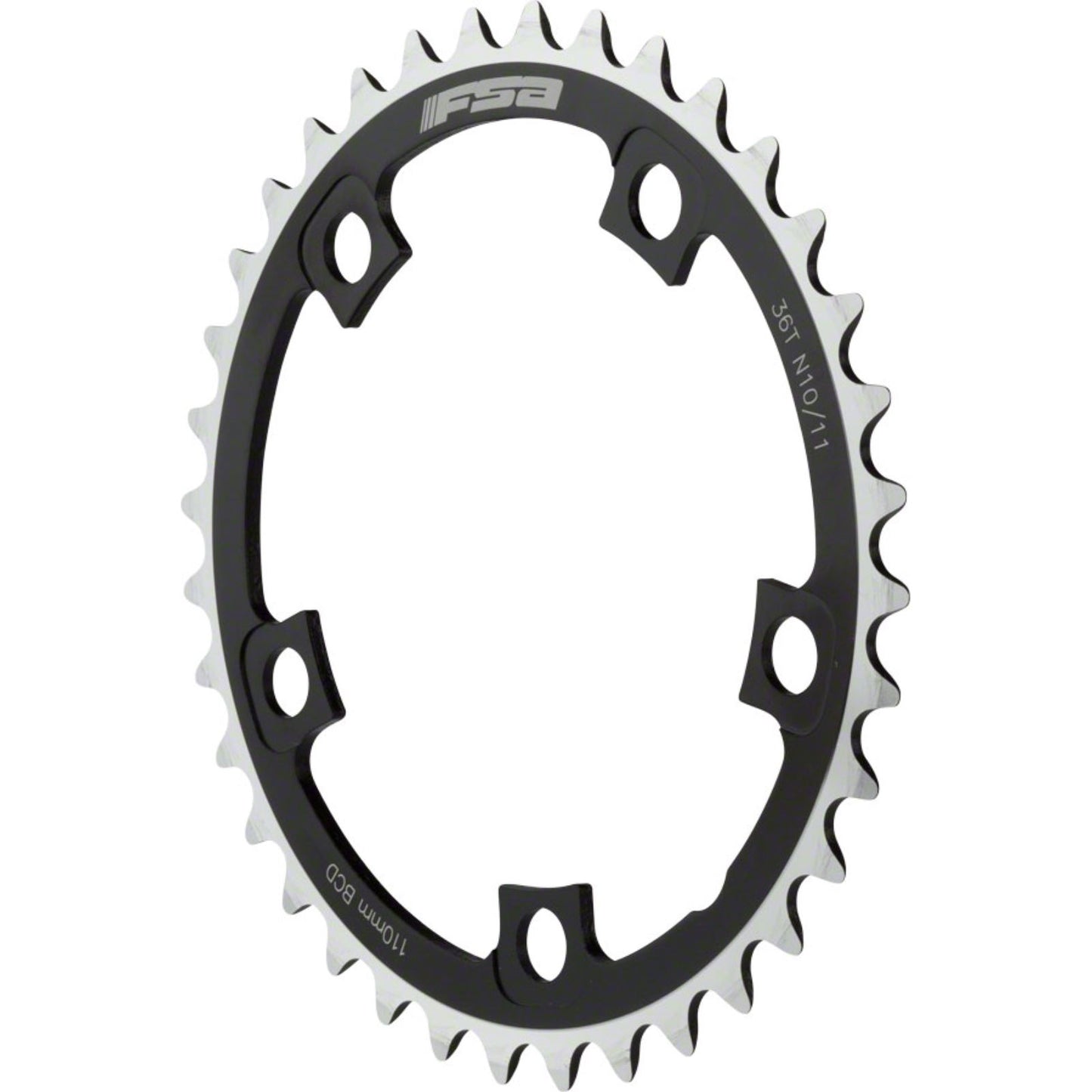 Full Speed Ahead Intérieur Chainring - 36T BCD: 110mm - Aluminum - Black [MPN: 371-0236A]_1186219