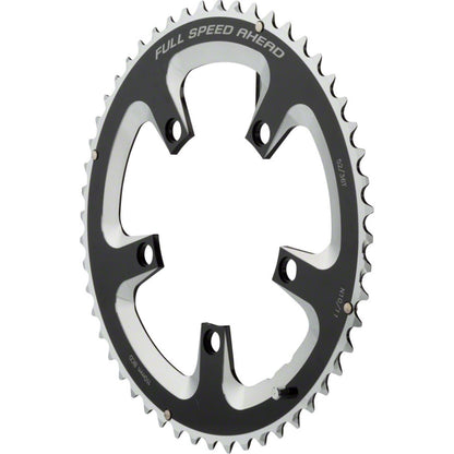 Full Speed Ahead Outer Chainring - 52T BCD: 110mm - Aluminum - Black [MPN: 371-0252A]_1186218
