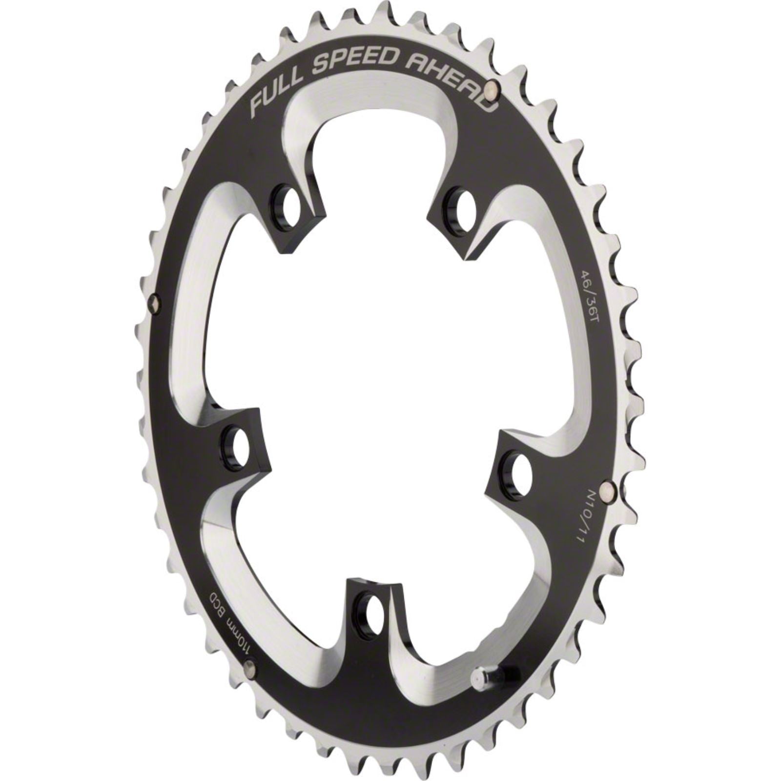 Full Speed Ahead Super Road Outer Chainring 50T - 10/11sp. - BCD: 110mm - 5 Bolts   [MPN: 371-0250A]_1186197