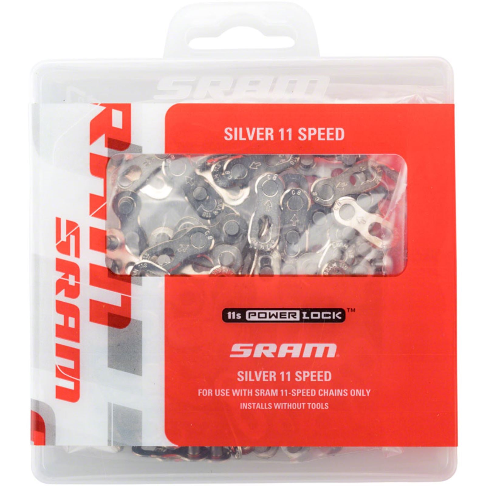 SRAM PowerLock 11sp Chain Connector - Silver - 50 pc [MPN: 00.2518.003.040]_1229612