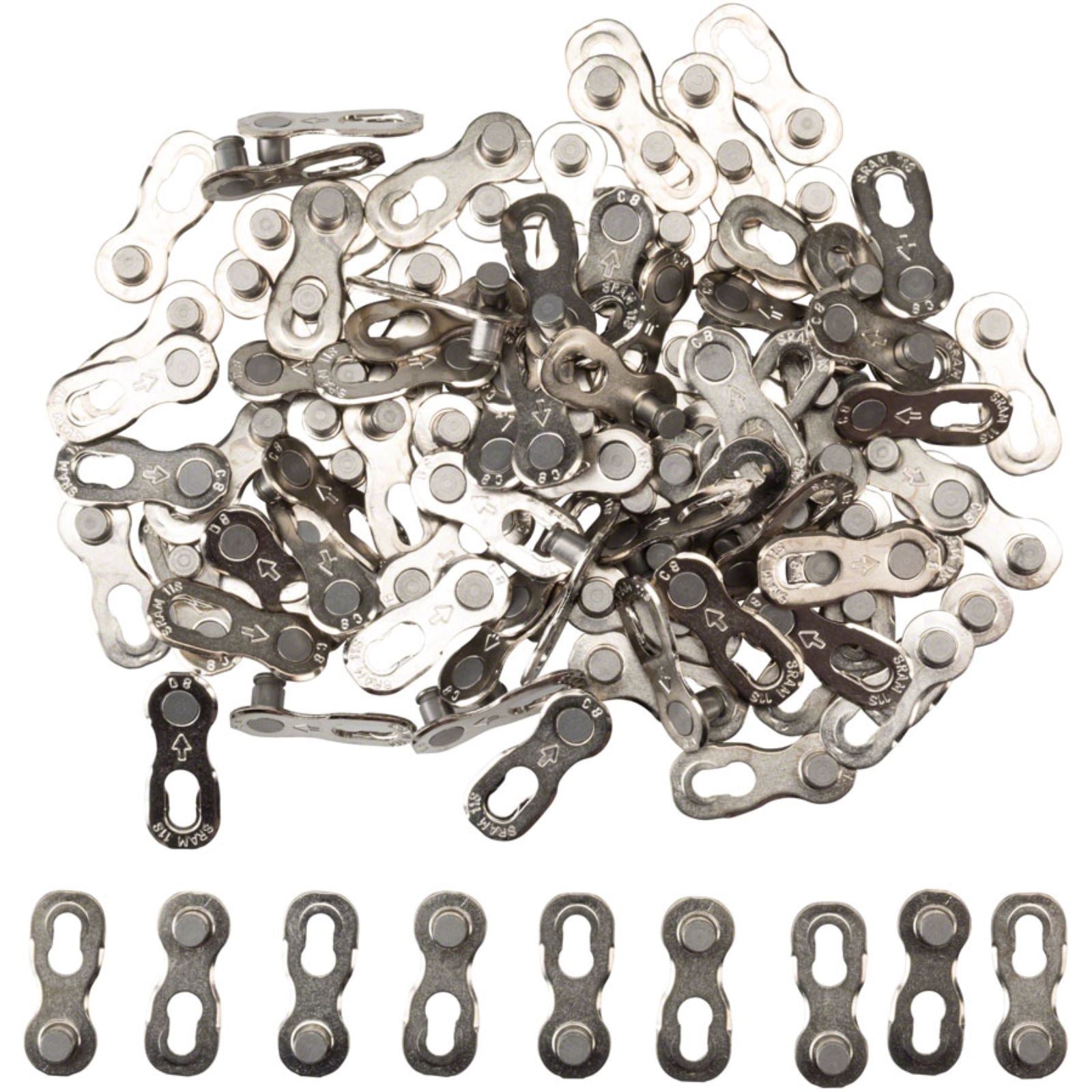 SRAM PowerLock 11sp Chain Connector - Silver - 50 pc [MPN: 00.2518.003.040]_1229613