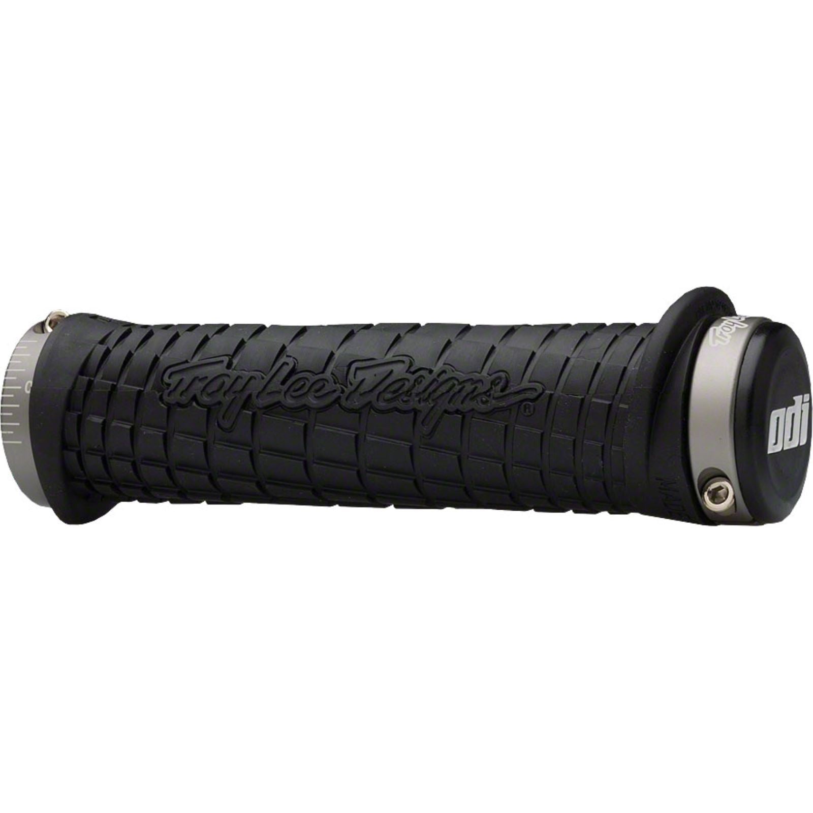 ODI Troy Lee Design Grips 130mm - Black/Gray - Set [MPN: D30TLB-G]_1193049
