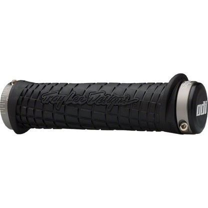 ODI Troy Lee Design Grips 130mm - Black/Gray - Set [MPN: D30TLB-G]_1193049
