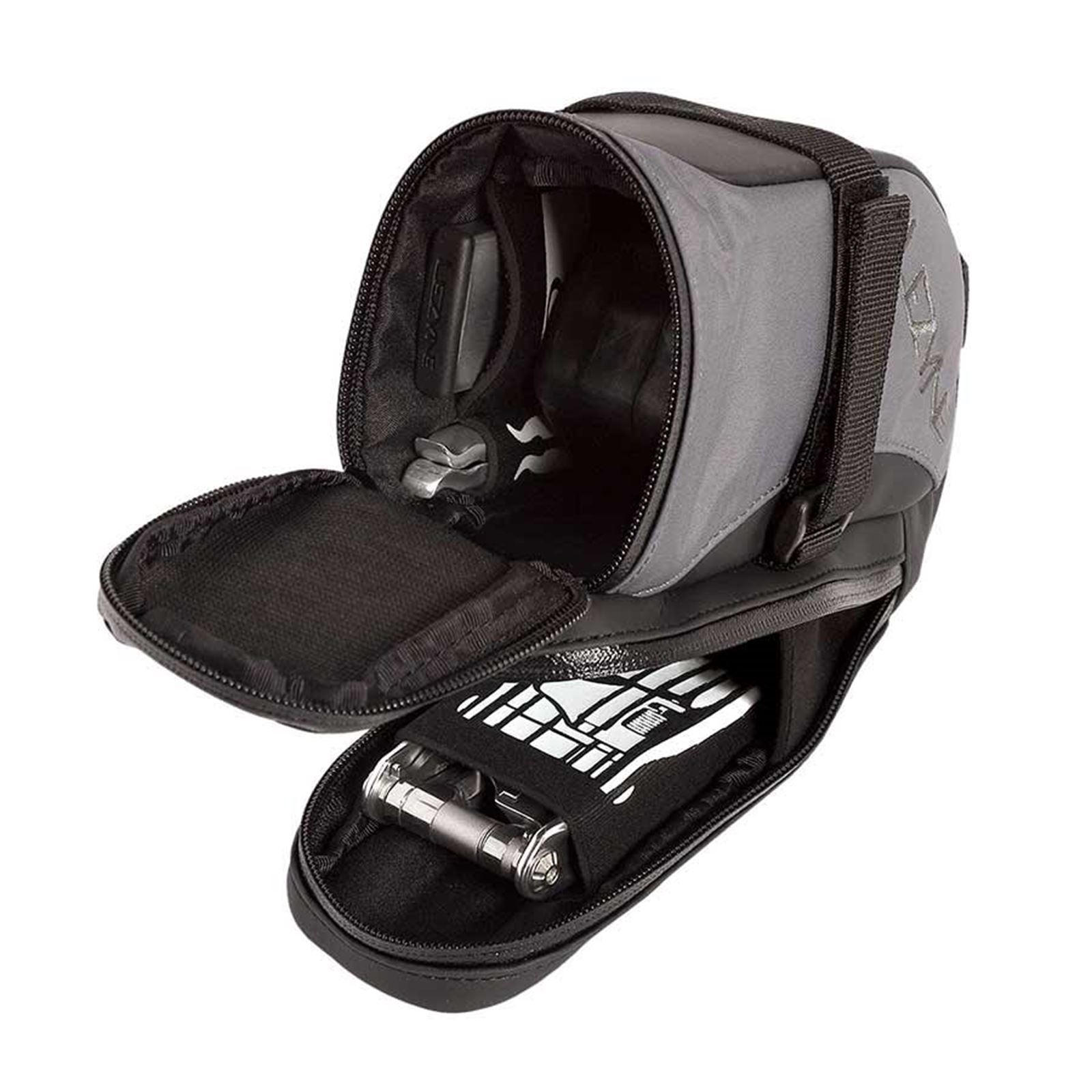 Lezyne L-Caddy Seat Bag 1L - Black/Black [MPN: 1-SB-CADDY-V1L04]_1107585