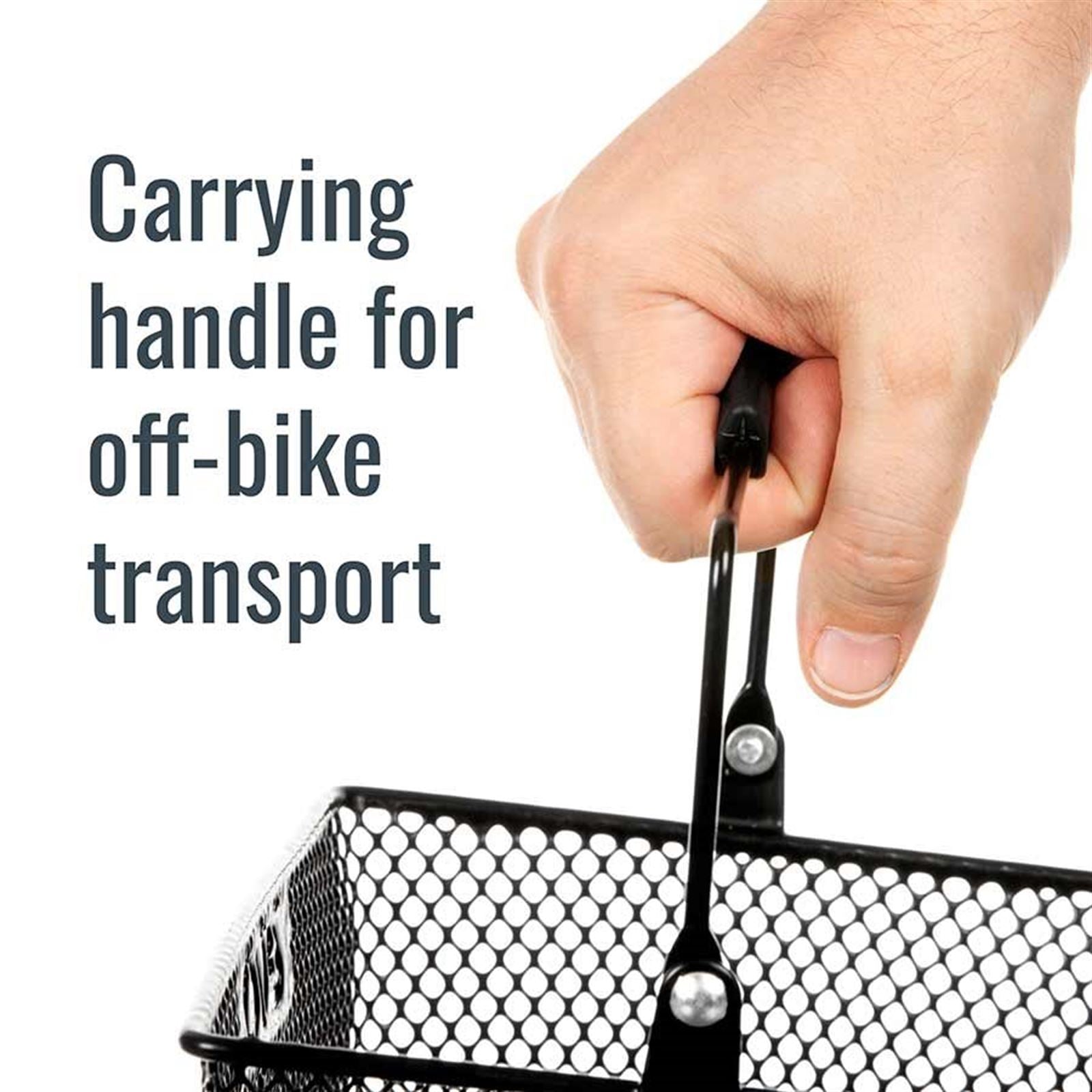 EVO E-Cargo Lift Off Mesh Bike Basket - Black HT-117-1 BK_1107666