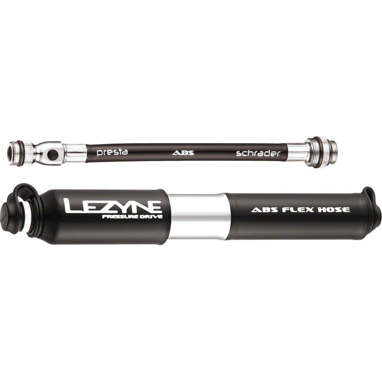 Lezyne Pressure Drive HP Bike Pump 120psi - Black - Small, 170mm [MPN: 1-MP-PRSDR-V2S04]_1199121