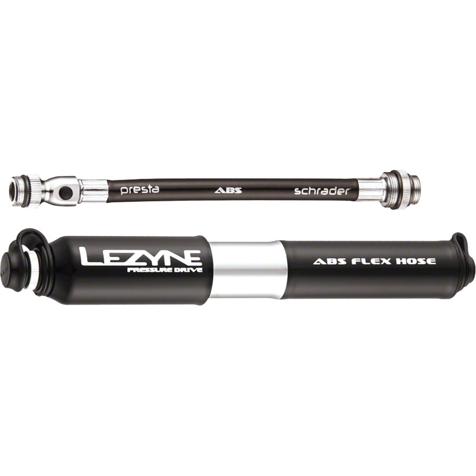 Lezyne Pressure Drive HP Bike Pump 120psi - Black - Small, 170mm [MPN: 1-MP-PRSDR-V2S04]_1199121