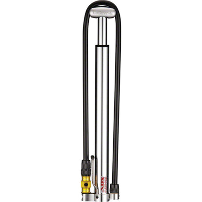 Lezyne Micro Floor Drive HV Bike Pump 90psi - Silver, No Gauge [MPN: 1-MP-MFDR-V2HV]_1199122