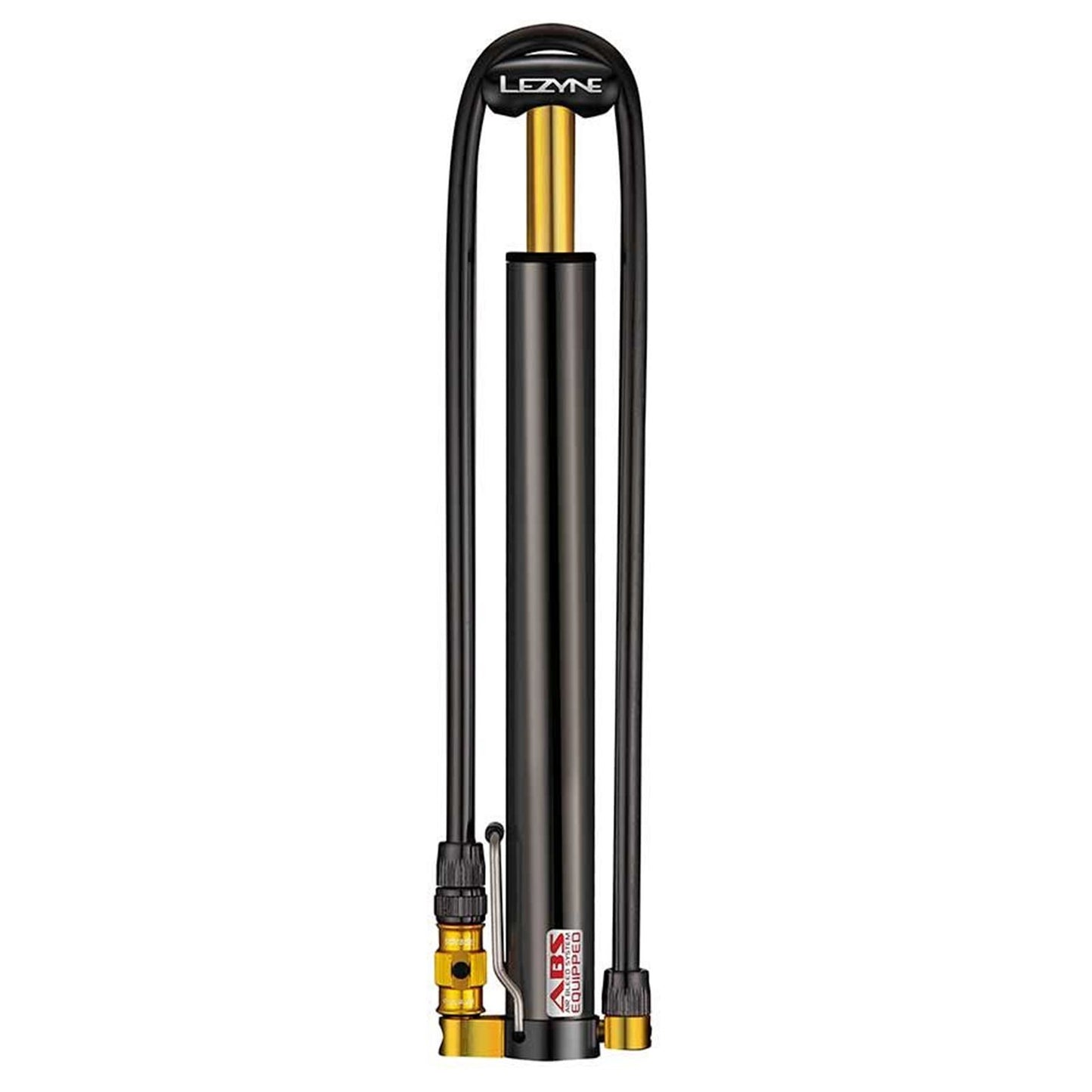 Lezyne Micro Floor Drive HV Bike Pump 90psi - Black, No Gauge [MPN: 1-MP-MFDR-V204HV]_1107811