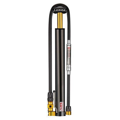 Lezyne Micro Floor Drive HVG Bike Pump 90psi - Black, With Gauge [MPN: 1-MP-MFDR-V204HVG]_1107812
