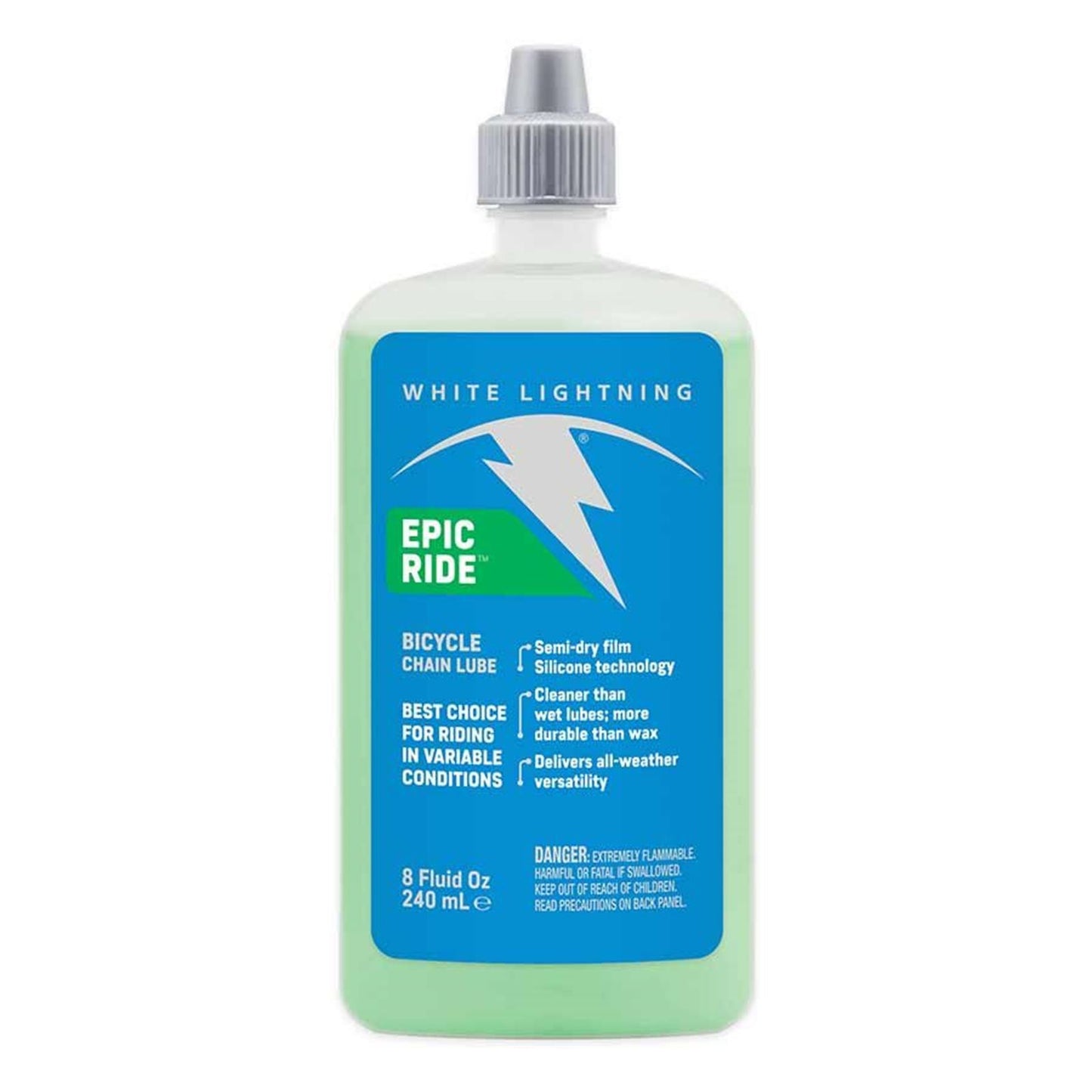 White Lightning Epic Ride All Conditions Light Lube - 8oz - Squeeze [MPN: E50080102]_1107848