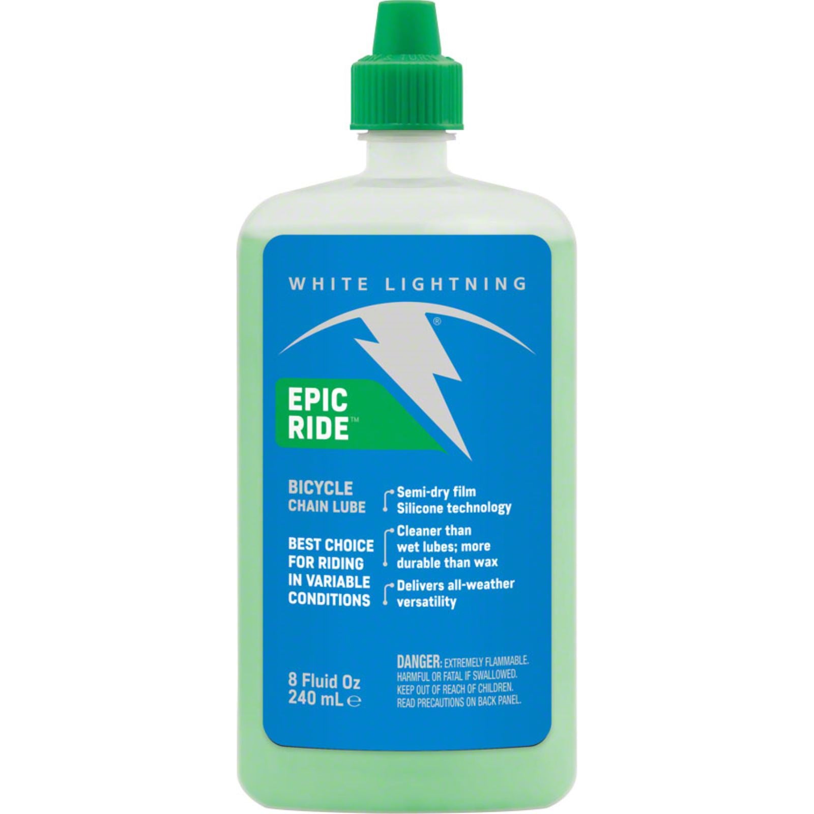 White Lightning Epic Ride All Conditions Light Lube - 8oz - Squeeze [MPN: E50080102]_1196777