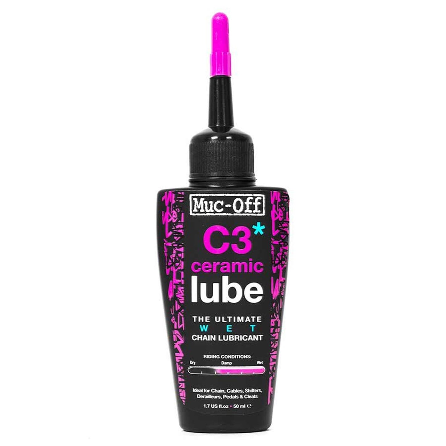 Muc-Off C3 Wet Ceramic - Chain Lubricant - 50ml [MPN: 869]_1107941
